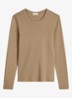 Longsleeve van katoen - Bruin