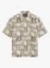 Overhemd van linnen met grafische print - Light Brown/2094