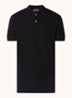 Polo met logoborduring - Zwart