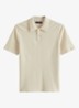 Polo met logoborduring - Beige