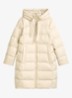 Puffer jas met capuchon - Creme