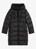 Puffer jas met capuchon - Zwart