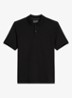 Regular fit polo met logoborduring - Black-0001 / Zwart