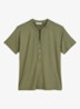 T-shirt met korte mouwen met knopen - Groen