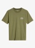 T-shirt met logo- en backprint - Fresh Seaweed-2945 / Goud