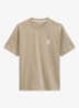 T-shirt met logo- en backprint - Charleston Gray/2124