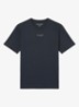 T-shirt met logo - Donkerblauw