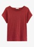 T-shirt met logoborduring - Tall Poppy-6896 / Paars
