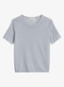 T-shirt met ronde hals - Grijsmele