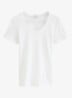 T-shirt met ronde hals - Wit