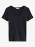 T-shirt met ronde hals - Donkerblauw