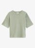 T-shirt met ronde hals - Lindegroen