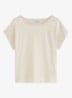 T-shirt met ronde hals - Beige