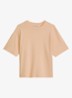 T-shirt met ronde hals - Soft Peach-9706 / Roze