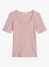 T-shirt met ronde hals - Mild Rose / Paars