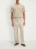 T-shirt met ronde hals - Beige