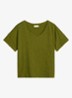 T-shirt met V-hals - Shaded Fern / Groen