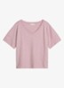 T-shirt met V-hals - Mild Rose / Paars