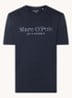 T-shirt van  katoen met logo - Indigo