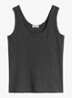 Tanktop met ronde hals - Oxide Grey-0364 / Grijs
