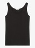 Tanktop van katoen - Zwart