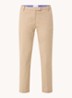 Torne mid waist slim fit chino met steekzakken - Beige