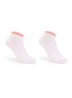 Felice sneakersokken in katoenblend met glitter in 2-pack - Oranje