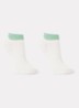 Moscow sneakersokken met glitter in 2-pack - Groen