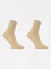 Moscow sneakersokken met glitter in 2-pack - Lindegroen