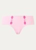 Avero hipster met ruitdessin en glansdraad - Roze
