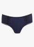  Avero hipster met ruitdessin en glansdraad - Donkerblauw