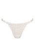 Avero string met borduring - Gebroken wit