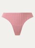 Avero string met ruitdessin - Oudroze