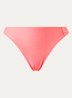 Cassie bikinislip met structuur - Koraalroze