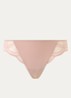 Cathia slip met kant - Oudroze