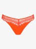 Cerina string met kant - Oranje