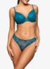 Jane push-up bh met uitneembare vulling - Petrol