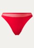 Louie naadloze tanga met mesh - Rood