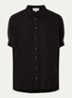 Marina blouse met ballonmouw - Zwart