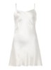 Slipdress van zijde - Ivoor