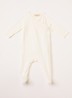 Rubetta babypak met overslag in  katoenblend - Gebroken wit