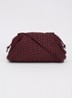 Clutch met gevlochten details en verstelbare schouderriem - Indigo