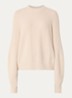 Adagio ribgebreide trui in kasjmier wolblend - Beige