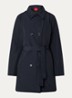 Milo double-breasted trenchcoat met steekzakken - Donkerblauw