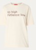 T-shirt met print - Creme