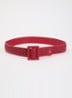 Abocca riem met structuur - Cranberryrood