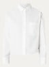 Blouse met borstzak - Wit