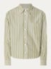 Blouse met streepprint - Groen