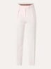 Canditi high waist slim fit pantalon met steekzakken - Lichtroze