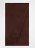 Dalia sjaal van kasjmier 190 x 28 cm - Bruin